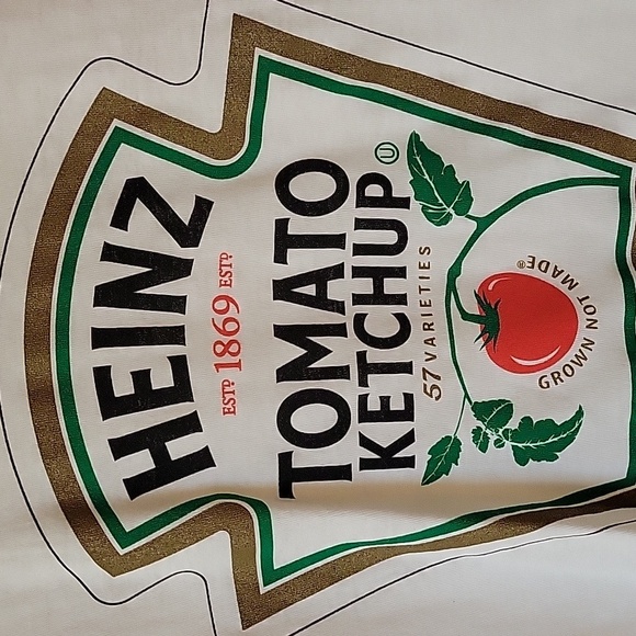 Heinz ketchup Red and White Raglan Shirt size XS NWOT - Picture 5 of 7